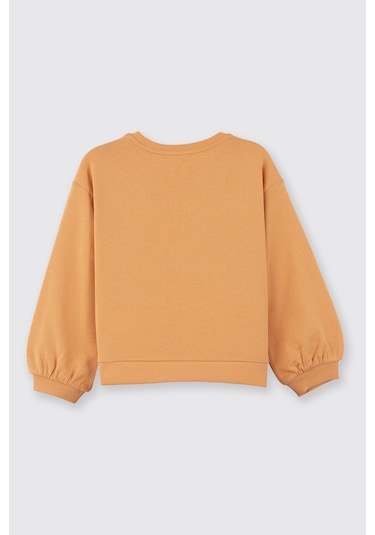 Panço Kız Çocuk Sweatshirt Somon
