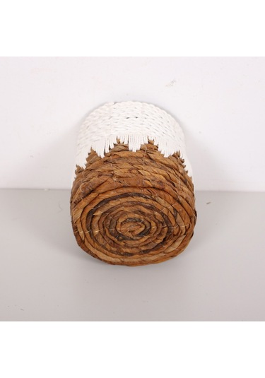 Didim Doğal Abaka 15x16 Cm Saksılık & Saklama Düzenleme Beyaz