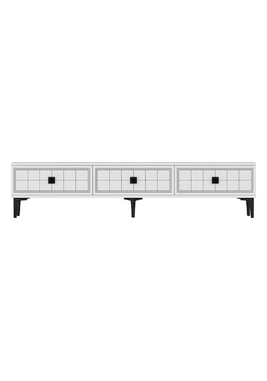 Tsa1801b - Yuka Tv Stand Beyaz 180cm Beyaz