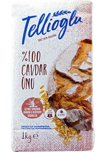 Tellioğlu %100 Çavdar Unu 1 KG