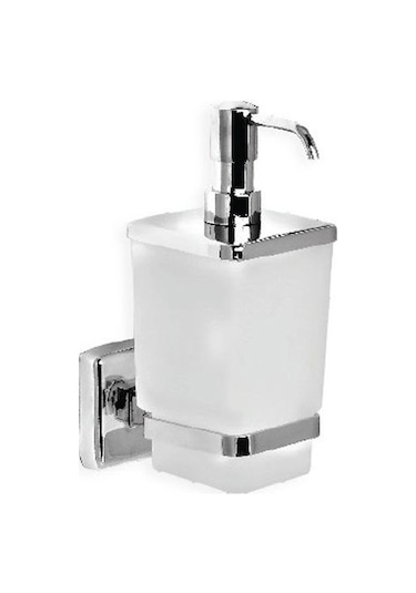 Çelik Banyo Kumru Sıvı Sabunluk Krom Renkli Montajlı