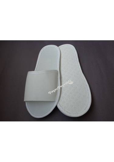 100 Çift Spa Terlik Otel Terliği Kaymaz Taban Önü Açık Terlik