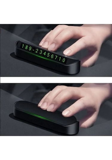 Araç Ön Cam Telefon Numarası Açma Kapamalı Numaratör Cep Telefon Araç Numaratik