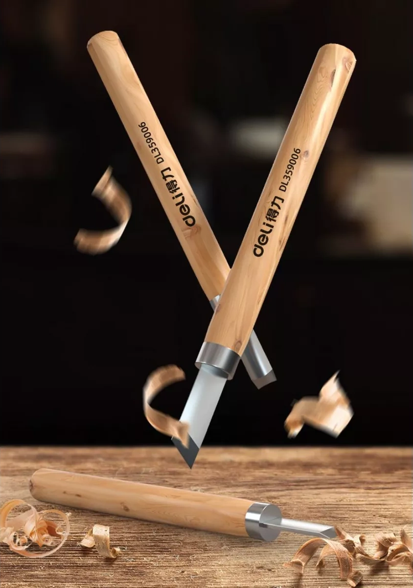 Delitools Ahşap Oyma Ve Rölyef İçin 6 Adet Oyma Bıçağı 246698983