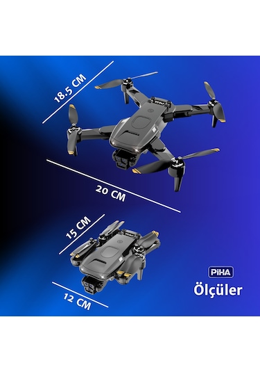 S85 Free Pro 2 Batarya, 40 Dakika Uçuş, 1080p Çift Esc Kamera, Fırçasız Motorlu Drone