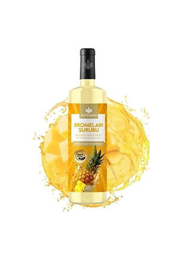 Alftamin Bromelain Ananas İçeren Detox Şurubu 250 ML