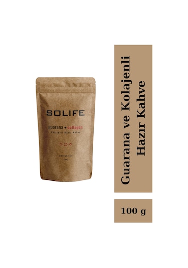 Solife Guarana ve Kolajenli Hazır Kahve Premium Soft 100 G