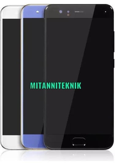 Xiaomi Mi 6 Lcd Ekran Dokunmatik Çıtalı Çıkma-Mavi Ekran Gold Çıta