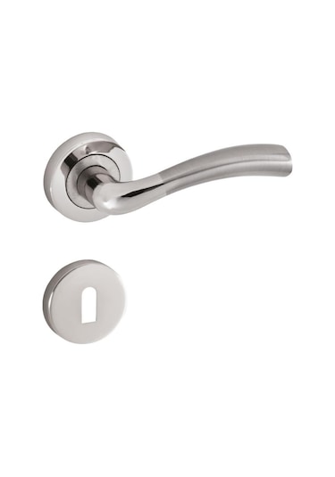 Sofuoğlu Makro Nikel Saten Rozetli Kapı Kolu Oda