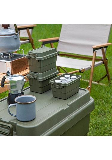 Suntek Açık Saklama Kutusu Kamp Seyahat Yürüyüş Yeşil Yeşil