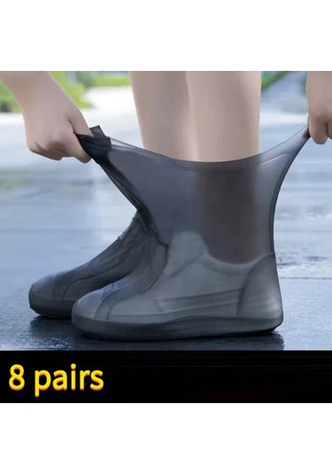 Willowhaven 8 Çift Su Geçirmez Lateks Ayakkabı Kılıfı Sarı Unisex Tek Beden Outdoor Kullanım Altın