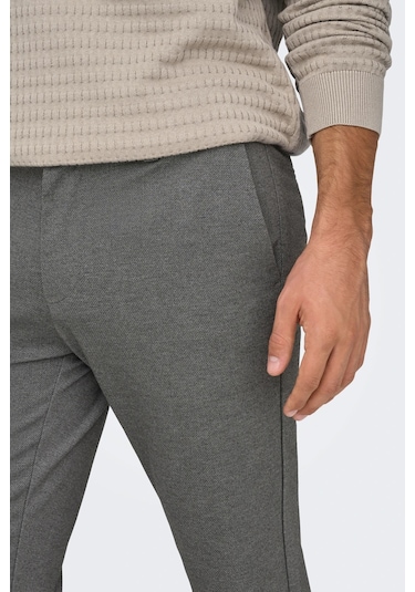 Only & Sons Erkek Pantolon 22030256 Gri Gri
