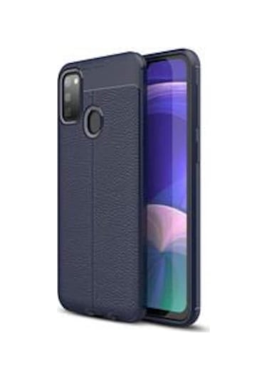 Galaxy M30S Kılıf Zore Niss Deri Desenli Silikon Kılıf