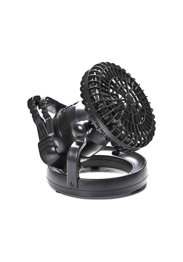 Ccgloball Kamp Fanı Lambası 18 Led Çok Fonksiyonlu Taşınabilir Siyah