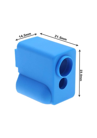 Koodmax E3d Volcano Isıtma Alüminyum Blok Silikon Koruyucu Kılıf - Mavi