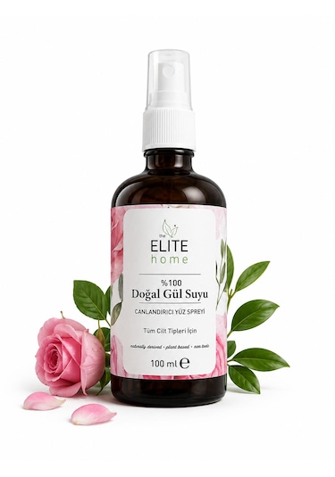 The Elite Home Doğal Gül Suyu 100 Ml