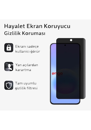 Samsung Uyumlu Galaxy A57 Hayalet Ekran Koruyucu 9h Nano Şeffaf