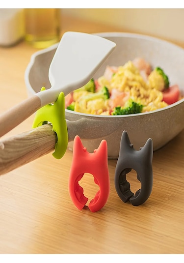 Love.stuff Mutfak Kaşık Ve Kapak Tutucu 313783601 Siyah