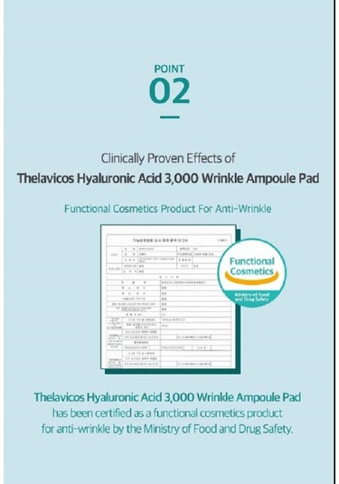 Thelavicos Hyaluronic Acid Kırışıklık Karşıtı Yüz Maskesi 60'lı