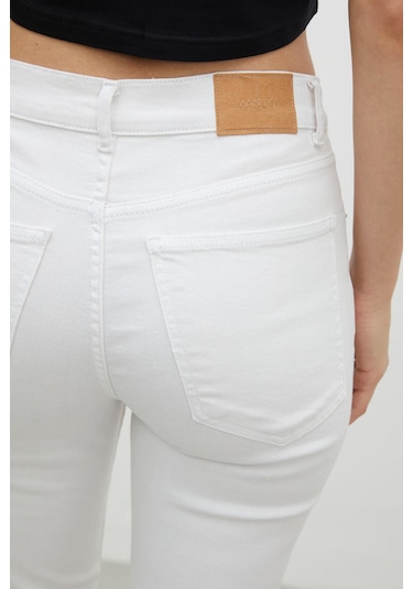 Manuka Bootcut Fıt Denim Pantolon Beyaz