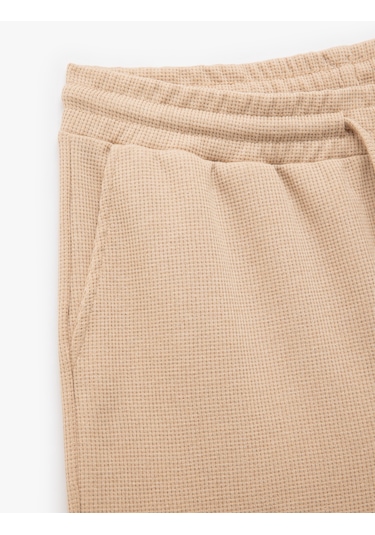 Koton Cep Detaylı Bermuda Beli Bağcıklı Şort Bej 5sam40067mk Ekru