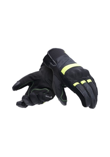 Dainese Eld Fulmıne D-dry-Gloves Motosiklet Eldiveni Sarı Siyah