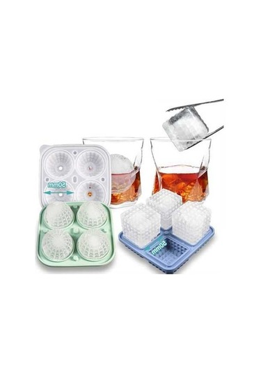 Ganzhoushop Mavi Kutusu Küpü Desenli Buz Buzluk Bölmesi Ambition Adet-elmas Açık 2 Nt Açık Mavi