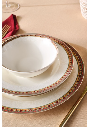 Karaca  Suzan 24 Parça 6 Kişilik Yemek Takımı