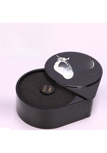 Shineyee Üç Katlı Plastik Bar Baharat Kutusu - Tuz Kenarı Tasarımı İle Margarita Ve Kokteyller İçin Profesyonel Depolama Kutusu Siyah Diğer