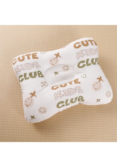 Yenidoğan Bebek % 100% Pamuk Bebekler Yastık Karikatür Uyku No.15 Ekru