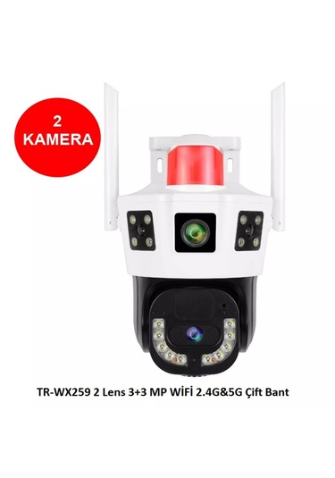 Trio Tr-wx259 2 Kameralı 3+3 Mp Wifi 2.4g&5g Çift Bant Veesky