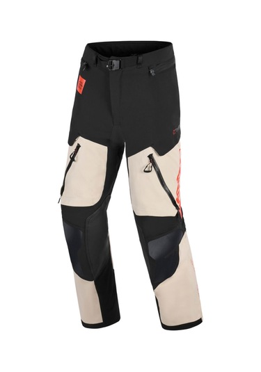 Alpinestars Halo Pro Ds Laminated Korumalı Motosiklet Pantolonu Krem Siyah