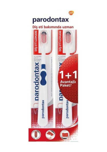 Parodontax Diş Eti Uzmanı 1+1 Avantajlı Paket Diş Fırçası Soft