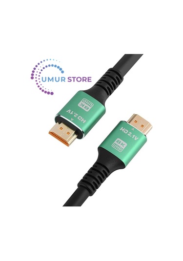 5mt 8k 60hz Hdmı 2.1 - Ethernet 48 Gbps Metal Başlık Hdmı Kablo