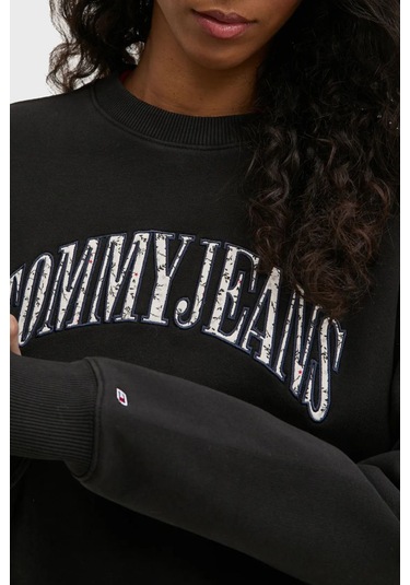 Tommy Jeans Bayan Sweat Dw0dw20172 Bds Siyah Siyah