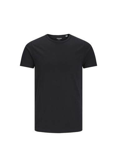 Jack & Jones Yuvarlak Yaka Basic Tisört-Basic 12058529 Siyah