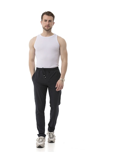 Monox Erkek Slim Fit Likralı Jogger Pantolon Petrol