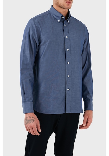 Tommy Hilfiger Erkek Gömlek Mw0mw33326 Dxf Lacivert