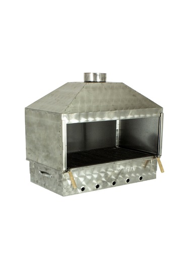 Mth-387set Üs Set Üstü Davlumbazlı Maltız Izgaralı Mangal 70x40