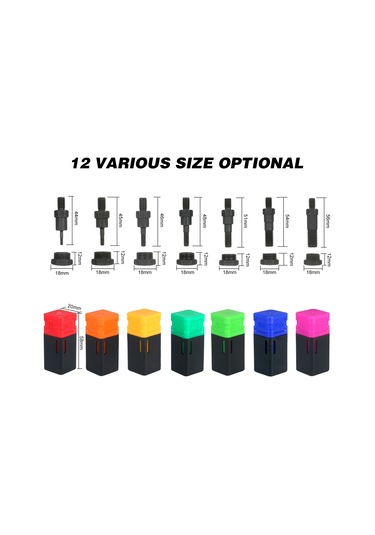 Skycity M5 Çelik Legatur Somunu - Renkli Etiketli Plastik Kutu İle Tekli Paket