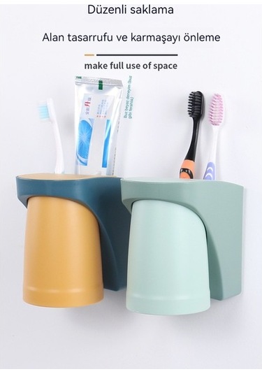 Westworld Yuvarlak Duvara Monte Tuvalet Fırçası Ve Buzlu Cam Tuvalet Fırçalığı Ahşap