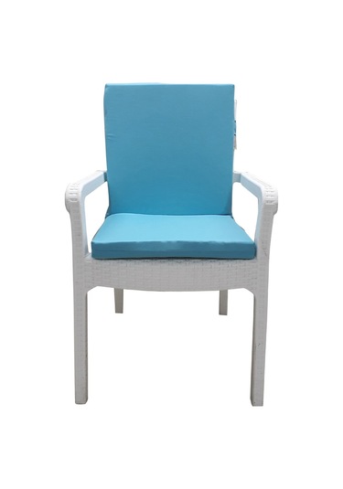 Mirzade 4 Adet Elit Yüksek Arkalı Minder Duck Bezi-turkuaz 001