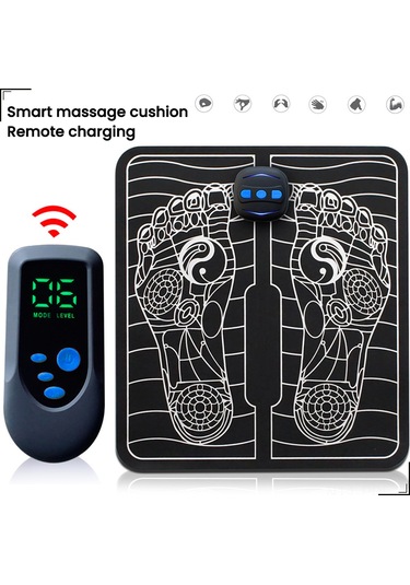 Padalink "taşınabilir Akıllı Ems Ayak Masaj Aleti - 6 Mod, 9 Seviye Şiddet Ayarlı, Uzaktan Kumandalı, Şarj Edilebilir" Çok Renkli