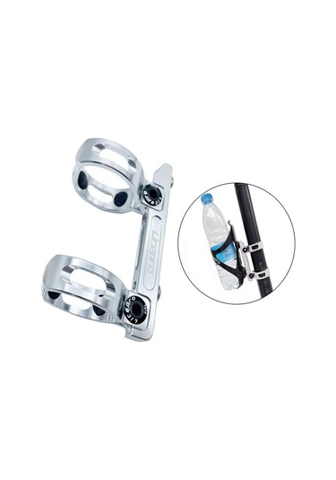 Homyl Katlanır Bisiklet Şişe Kelepçesi Dönüşüm Gümüş Gümüş