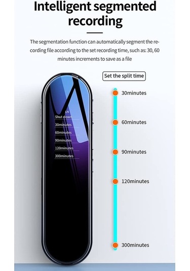 Createtech 128gb Q53 Ses Kaydedici - Zamanlama Özellikli Aktif Kayıt Cihazı