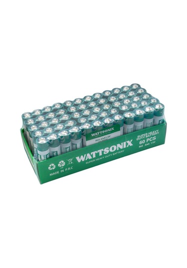 Wattsonıx R03 Aaa İnce Kalem Pil 60'lı Paket Kumanda Pili