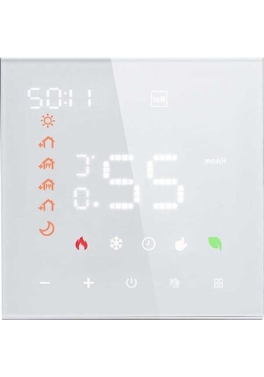 Trendooze Akıllı Wifi Termostat - Dokunmatik Isıtma Ve Su Sistemi