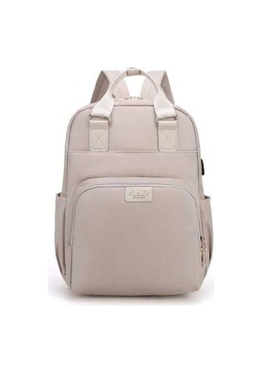 Novahub Çok Fonksiyonlu Anne-bebek Bakım Çantası Bej Bej