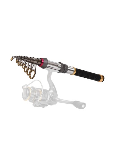 Yuntech01 Kalıcı Karbon Fiber Olta Kamışı, Alüminyum Makine Tabanı Ve Seramik İç Dolgulu Paslanmaz Çelik Rehberlerle, 1.8m Uzunlukta, Kaymaz Kork Kolu