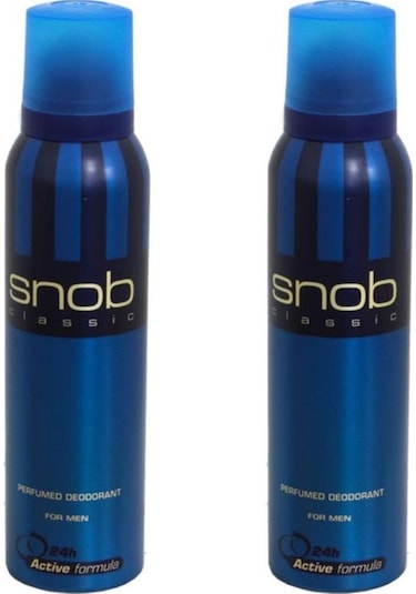 Snob Classic Erkek Sprey Deodorant 150 ML x 2